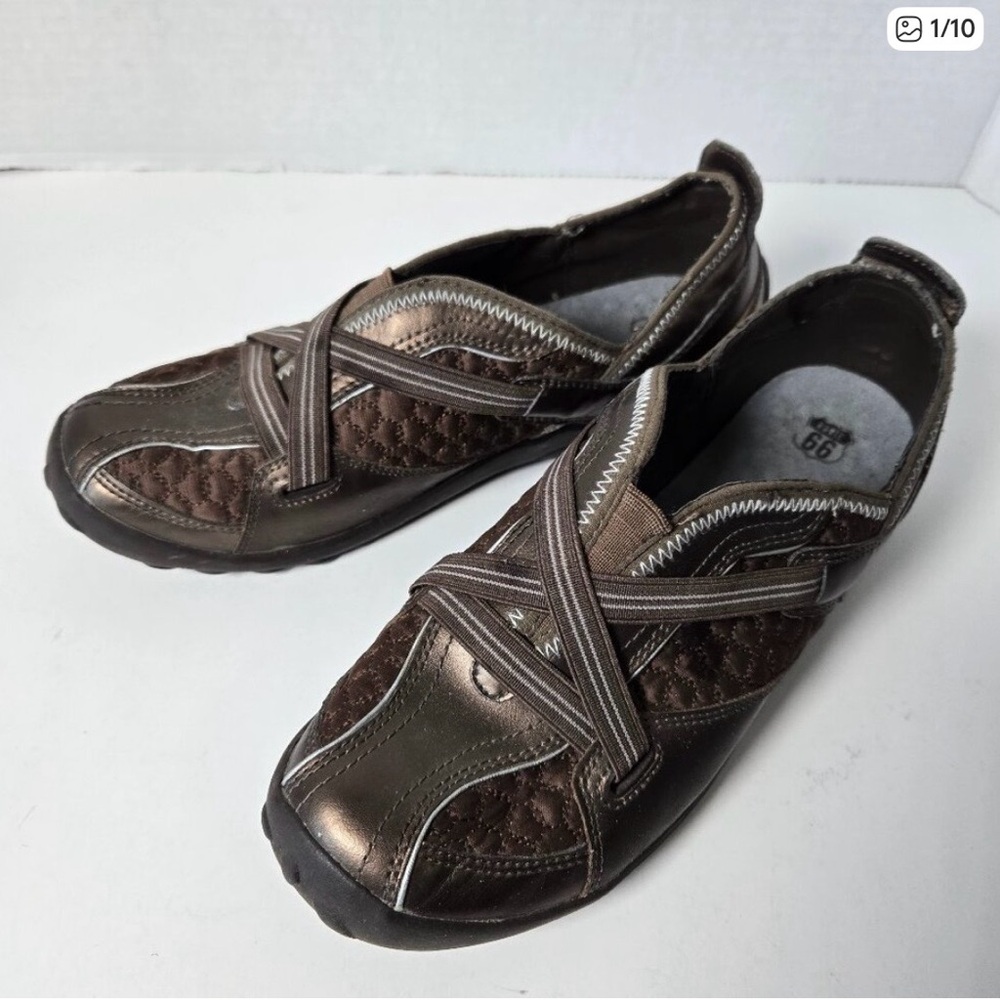 Route 66 Leather And Cloth Women's Shoes